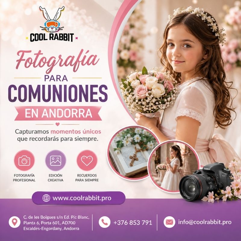 Fotografía para Comuniones en Andorra con Estilo Profesional y Natural